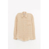 OUR LEGACY VACAY CHECK GAUZE LINEN ABOVE SHIRT